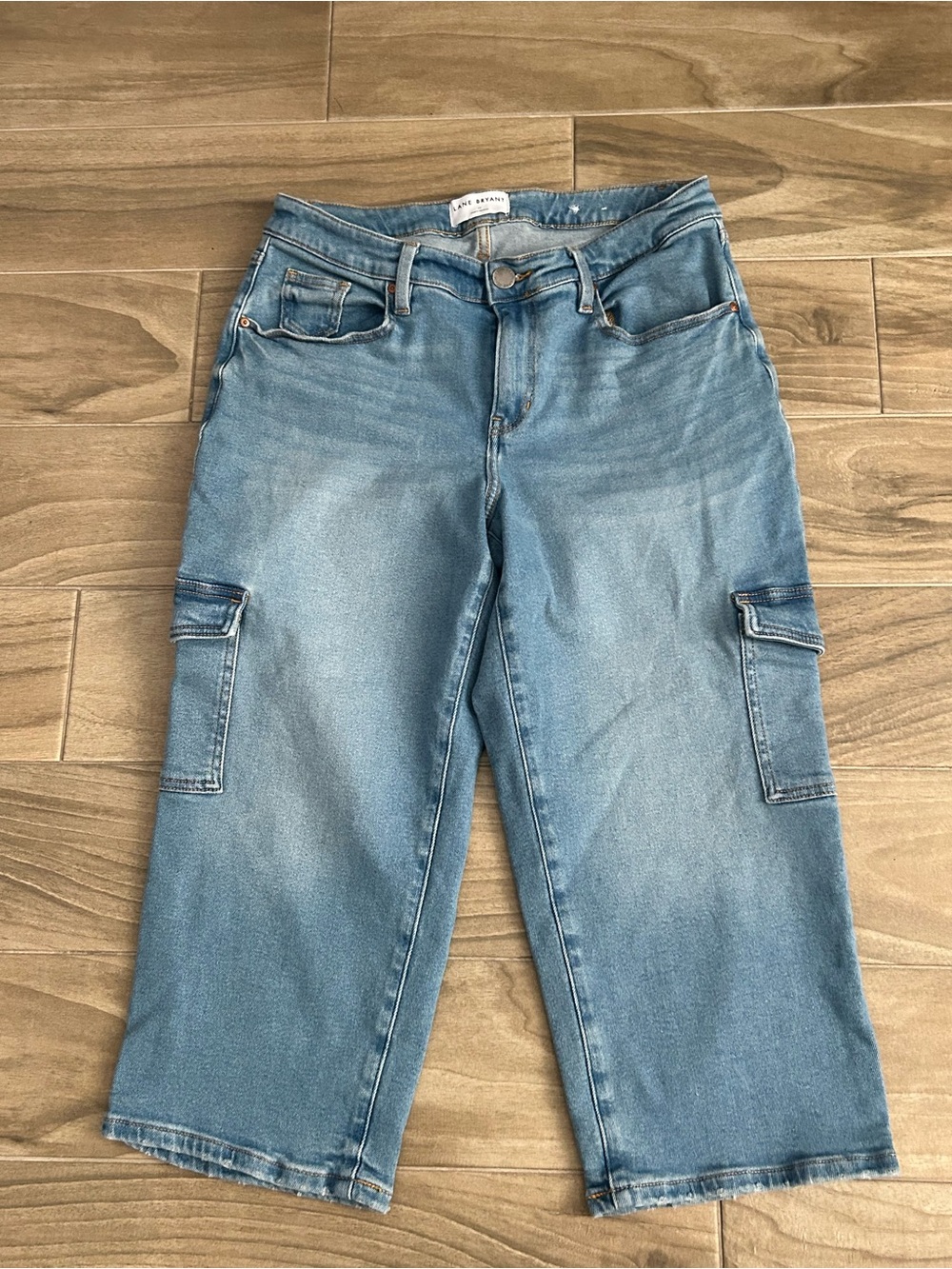 Lane Bryant Mid-Rise Straight Crop Jeans | Size 12